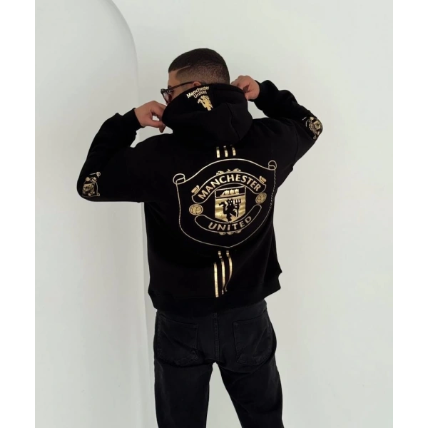 Man Oversize Şardonlu Unisex Sweatshirt