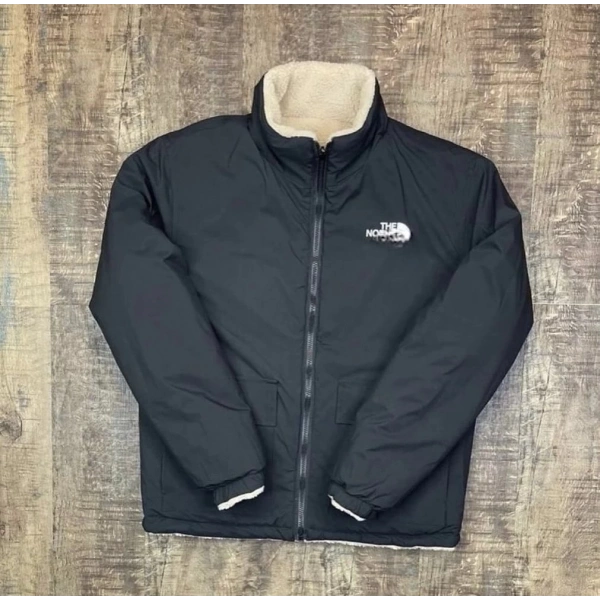 Nf Çift Taraflı Unisex Mont Siyah