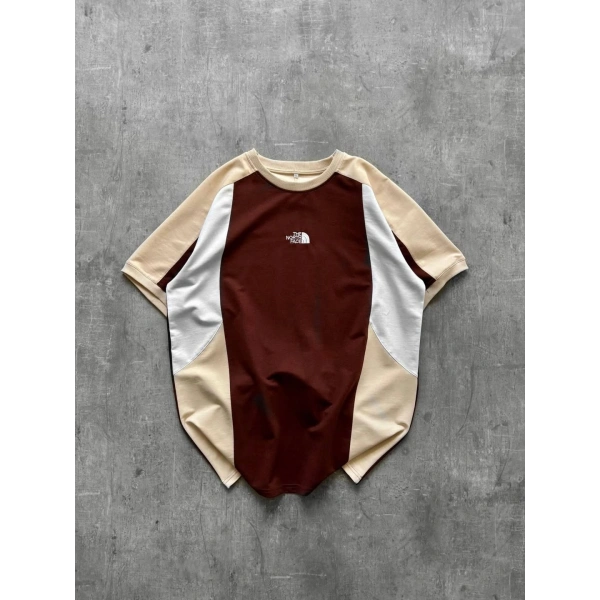 NF Oversize Unisex Tshirt Kahverengi