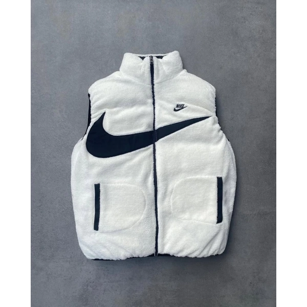 Nk Çift Taraflı Unisex Yelek - Siyah