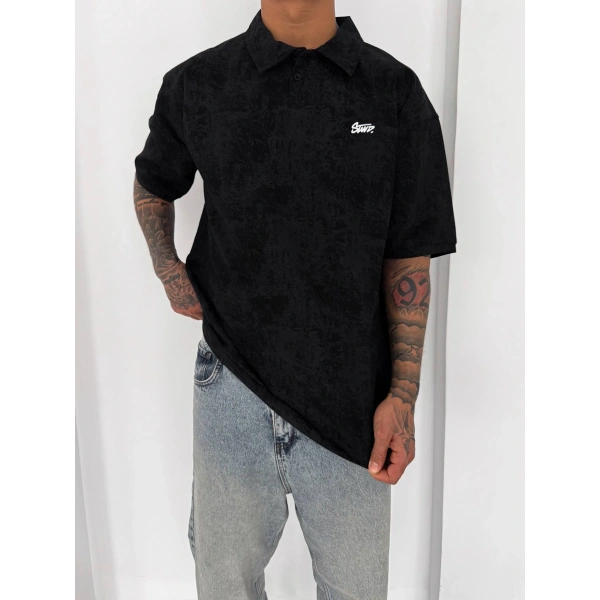 Polo Yaka SW Tshirt Siyah