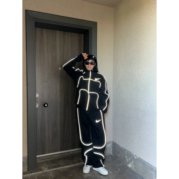 Reflektör Detay Unisex Eşofman Takımı