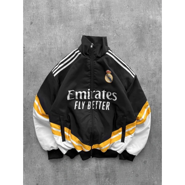 RM Unisex Bomber Ceket Siyah