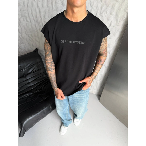 Sırt Detay Oversize Sıfır Kol
