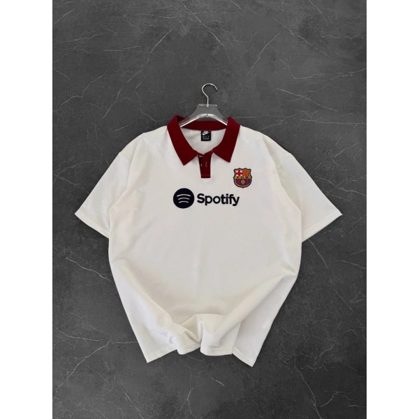 Spoty Polo Yaka Tshirt Beyaz