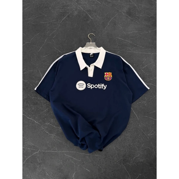 Spoty Polo Yaka Tshirt Lacivert