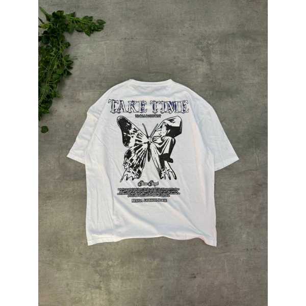 Take Time Unisex Oversize Tshirt