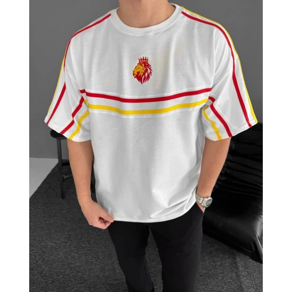 Taraftar Unisex Oversize Tshirt -GS/Beyaz