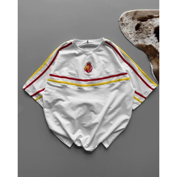 Taraftar Unisex Oversize Tshirt -GS/Beyaz