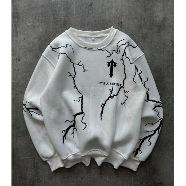 Trapstar Unisex Şardonlu Sweatshirt