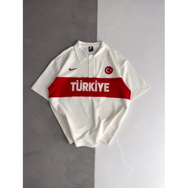 TRK Polo Yaka Tshirt Beyaz