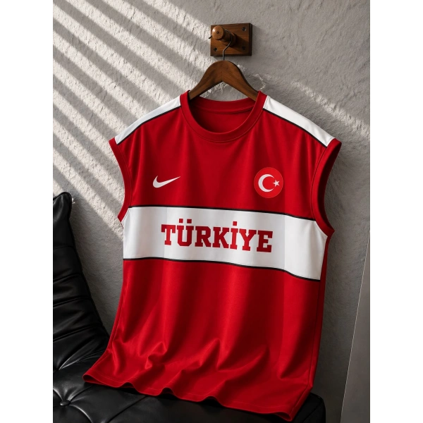 Türkiye Oversize Sıfır Kol Kırmızı