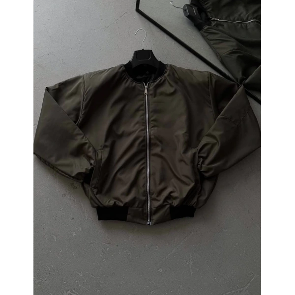 Unisex Bomber Ceket Yeşil
