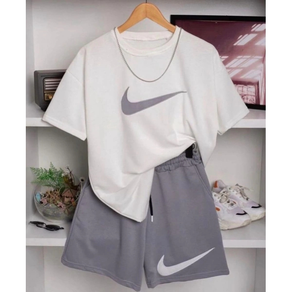 Unisex Oversize Şortlu Takım