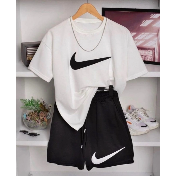 Unisex Oversize Şortlu Takım