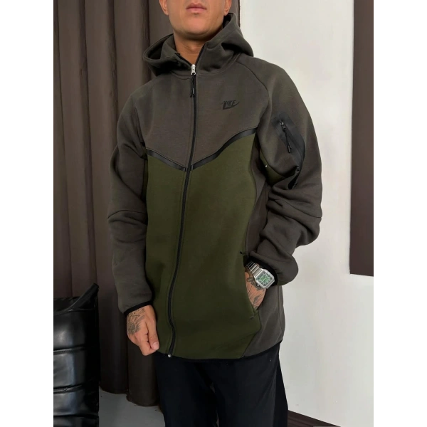 Yeni Rengi İle Tech Şardonlu Unisex Hırka