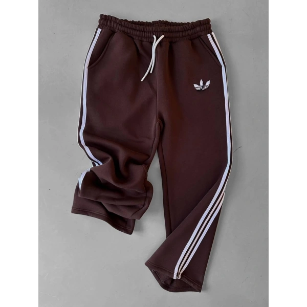 Yeni Sezon Baggy Unisex Eşofman Kahverengi