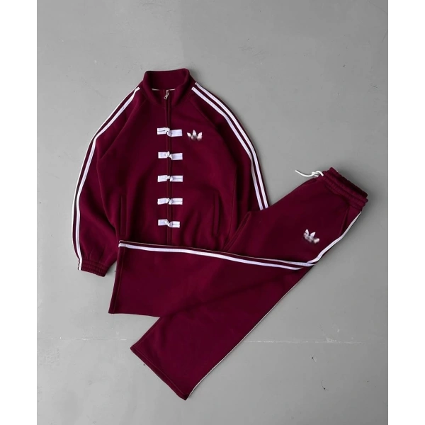 Yeni Sezon Baggy Unisex Eşofman Takımı - Kırmızı