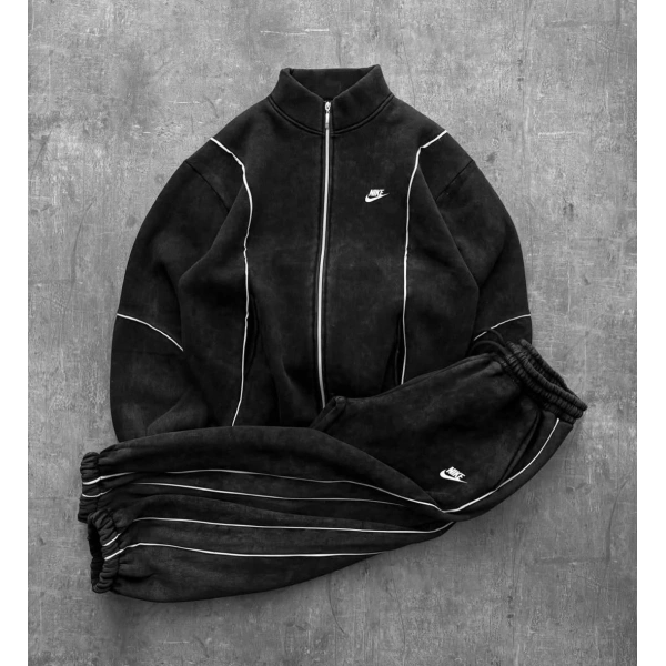 Yıkamalı Şardonlu Unisex Eşofman Takımı