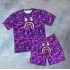 Bape Unisex Şortlu Takım - Mor