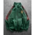İtaly Oversize Şardonlu Unisex Hırka - Yeşil