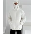 Kar Maske Unisex Sweatshirt Beyaz