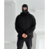 Kar Maske Unisex Sweatshirt Siyah