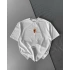 Özel Seri 5 Yıldız Unisex Oversize Tshirt - Beyaz
