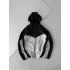 Tech Kapüşonlu Unisex Hırka - Siyah/Gri