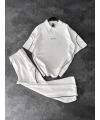 İkili Unisex Eşofman Takım Beyaz