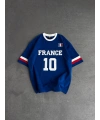 FRN Oversize Nakış Tshirt Lacivert