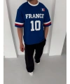 FRN Oversize Nakış Tshirt Lacivert