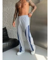 Ad Baggy Bol Paça Eşofman Gri