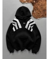 ADD Kapüşonlu Şardonlu Sweatshirt Siyah