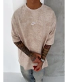 Basic Oversize Nk Tshirt Bej