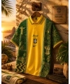Brazil Polo Yaka Tshirtt