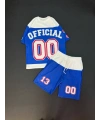 Official Unisex Oversize Şortlu Takım - Mavi