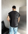 Sırt Detay Oversize Sıfır Kol