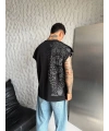 Sırt Detay Oversize Sıfır Kol