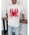 Spider Oversizd Tshirt Beyaz