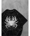 Spider Oversizd Tshirt Siyah