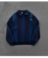 Taraftar Polo Yaka Şardonlu Sweatshirt