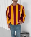 Taraftar Ribanalı Şardonlu Unisex Sweatshirt Galatasaray