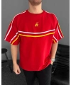 Taraftar Unisex Oversize Tshirt -GS/Kırmızı