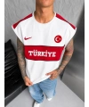 Türkiye Oversize Sıfır Kol Beyaz