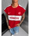 Türkiye Oversize Sıfır Kol Kırmızı