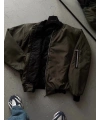 Unisex Bomber Ceket Yeşil
