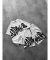 Yeni Sezon Unisex Şortlu Takım Beyaz