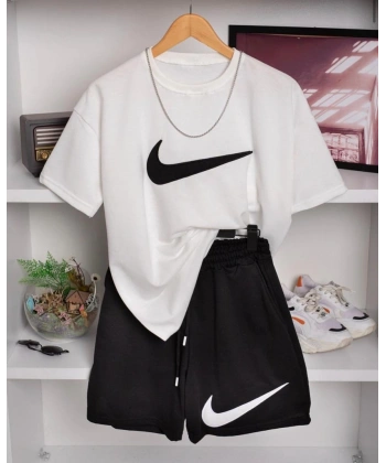 Yeni Sezon Nk Unisex Şortlu Takım - Siyah