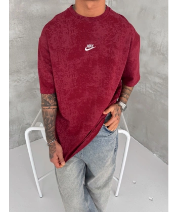 Basic Oversize Nk Tshirt Kırmızı